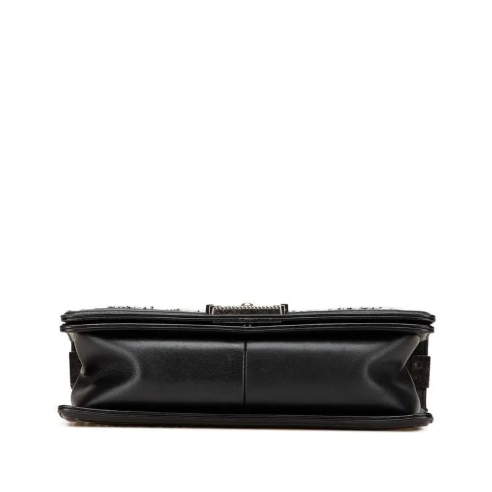 Chanel Boy Chanel 25 Leather Tweed Shoulder Bag